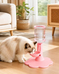 Spill-Proof Gravity Cat Water Fountain No Electricity