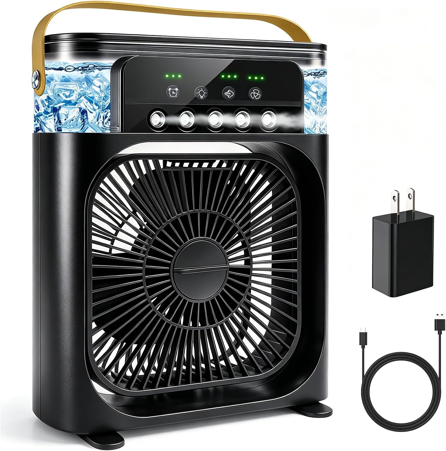 600ML Personal Portable Air Conditioner Fan White