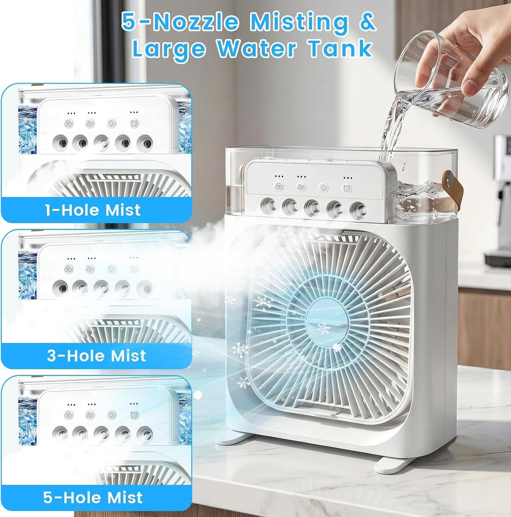 600ML Personal Portable Air Conditioner Fan White